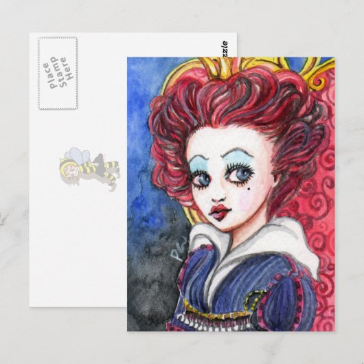 赤い女王 ポストカード (正面/裏面)