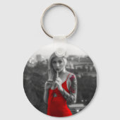 赤い女 キーホルダー (正面)