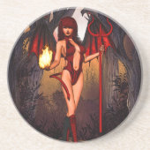 赤い女 コースター (正面)