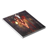 赤い女 ノートパッド (アングル)