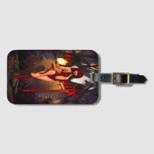 赤い女 ラゲッジタグ (正面横)