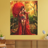 赤い妖精 キャンバスプリント (インサイチュ (リビング))