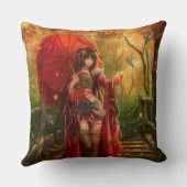 赤い妖精 クッション (裏面)