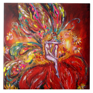 赤い妖精 タイル