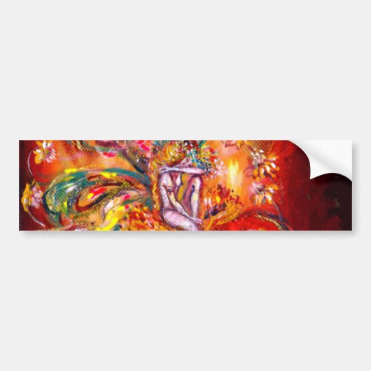 赤い妖精 バンパーステッカー (正面)