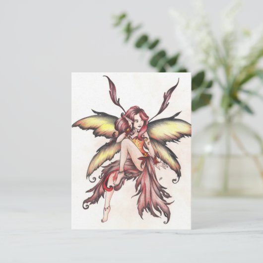赤い妖精 ポストカード (スタンド正面)
