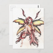赤い妖精 ポストカード (正面/裏面)