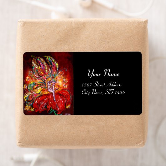 赤い妖精 ラベル (インサイチュ)