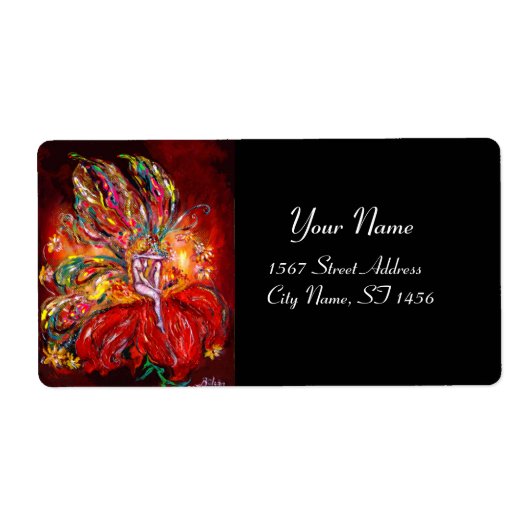 赤い妖精 ラベル (正面)