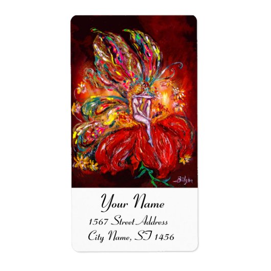 赤い妖精 ラベル (正面)