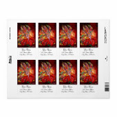 赤い妖精 ラベル (フルシート)