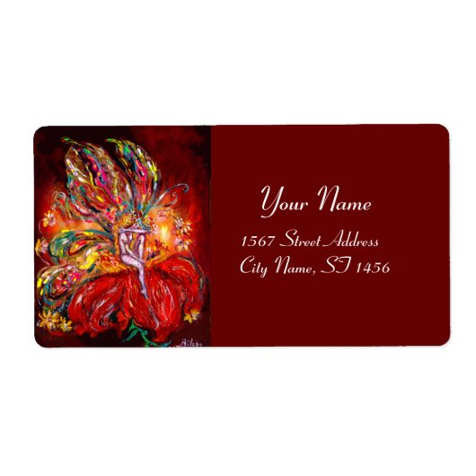 赤い妖精 ラベル (正面)