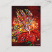 赤い妖精 名刺 (裏面)