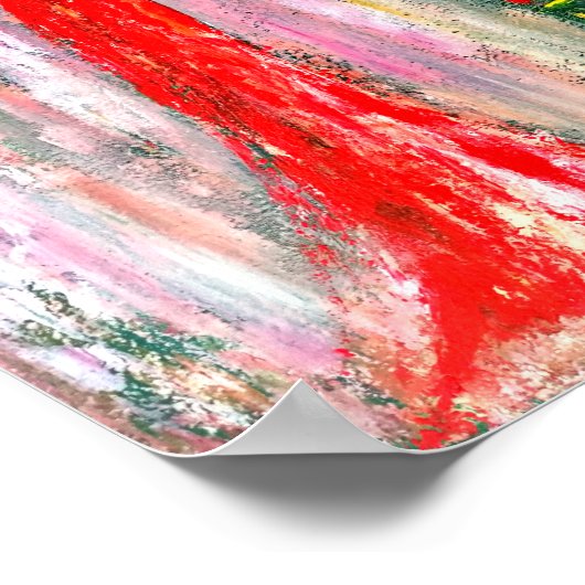 赤い婦人 ポスター (角)