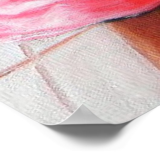 赤い婦人 ポスター (角)