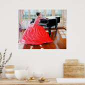 赤い婦人 ポスター (キッチン)