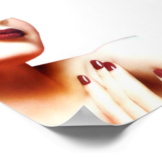 赤い婦人 ポスター (角)