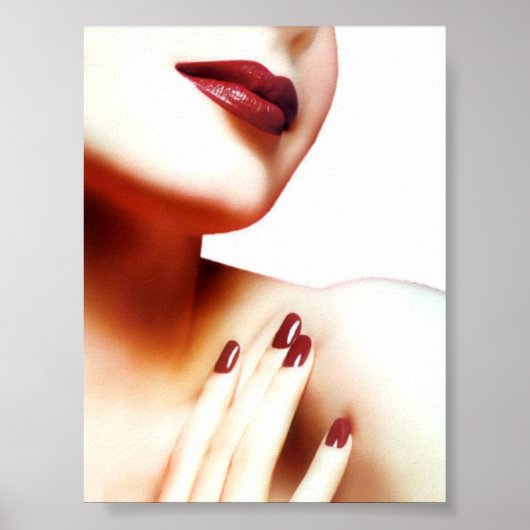 赤い婦人 ポスター (正面)