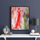 赤い婦人 ポスター