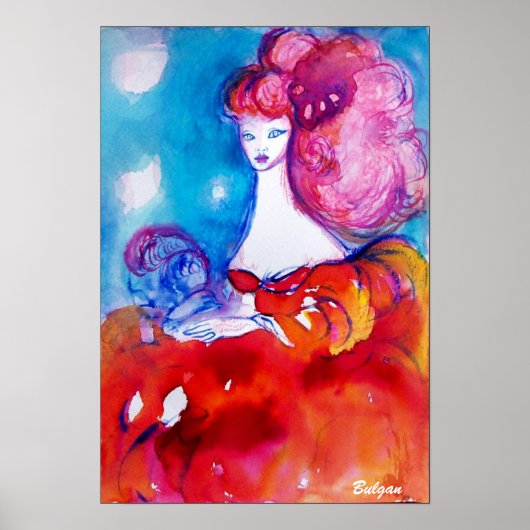 赤い婦人 ポスター (正面)