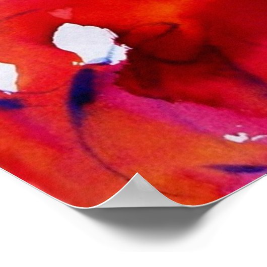 赤い婦人 ポスター (角)