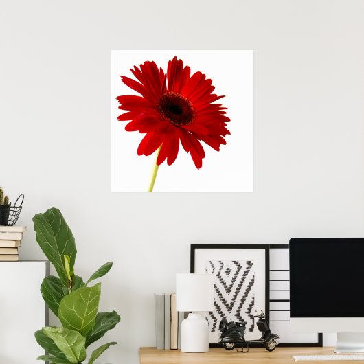 赤い婦人 ポスター (ホームオフィス)