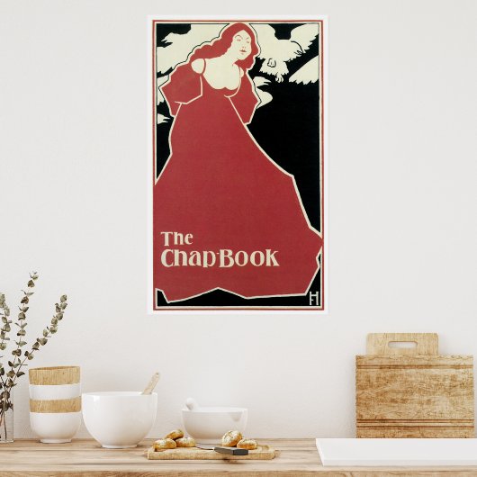 赤い婦人～Chapブック ポスター (キッチン)