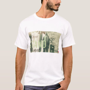 赤い子犬"お金" Tシャツ