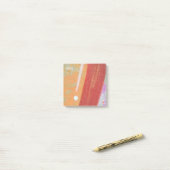 赤い子犬「グラフィティノート#1」 ポストイット (デスク上)