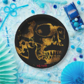 赤い子犬「ゴールデンプラッタ」 ペーパープレート (パーティー)