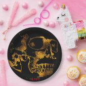 赤い子犬「ゴールデンプラッタ」 ペーパープレート (パーティー)