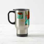 赤い子猫のハートのコーヒー旅行コップ トラベルマグ (左)