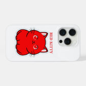 赤い子猫 iPhoneケース (裏面横)