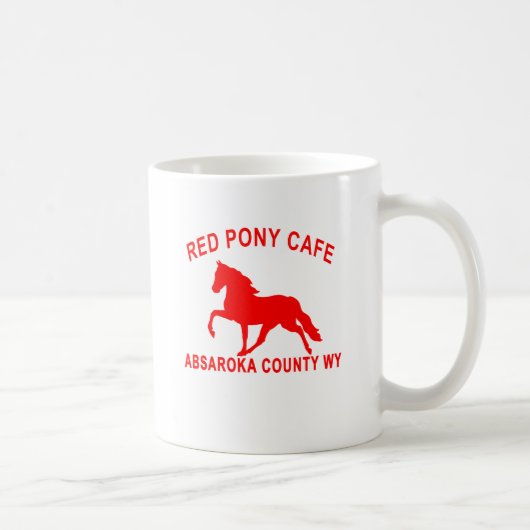 赤い子馬CAFE.png コーヒーマグカップ (右)
