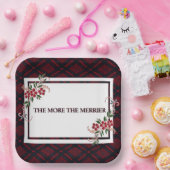 赤い字メリーが多いほど ペーパープレート (パーティー)