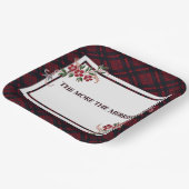 赤い字メリーが多いほど ペーパープレート (傾斜あり)