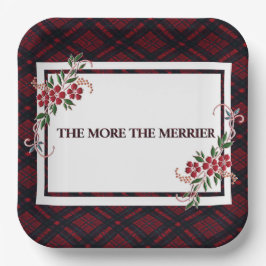 赤い字メリーが多いほど ペーパープレート