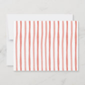 赤い季節が結婚する季節 冬のウェディング サンキューカード (裏面)