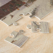 赤い学校の家(国場面) 1858年 ジグソーパズル (側面)