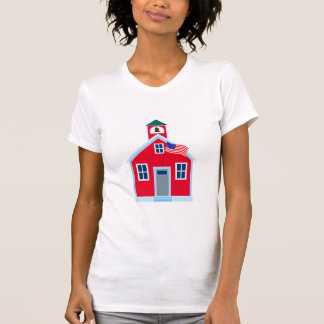 赤い学校の家 Tシャツ