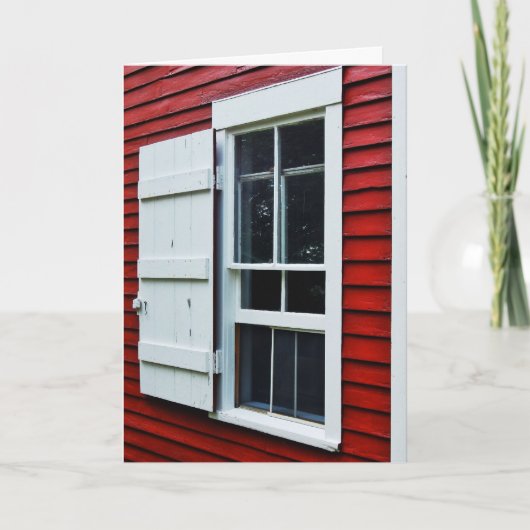 赤い学校の挨拶状 シーズンカード (正面)