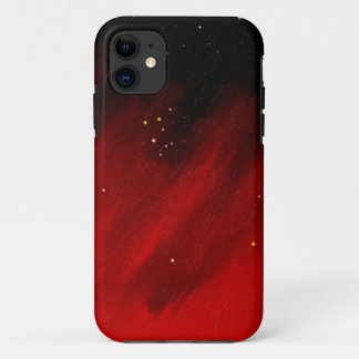 赤い宇宙の霧 iPhone 11 ケース