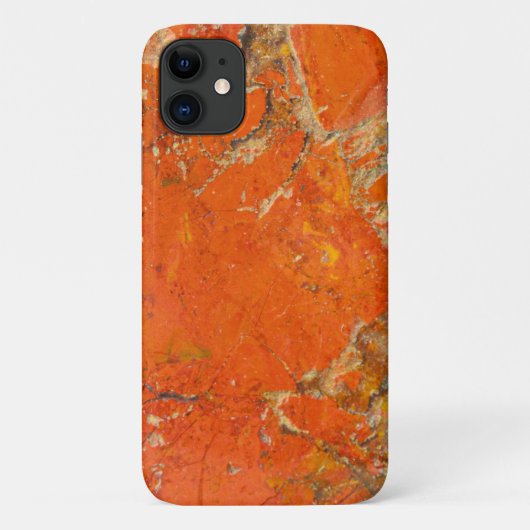 赤い宝石の石のテクスチャiPhone 11ケース Case-Mate iPhoneケース (裏面)