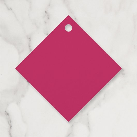 赤い宝石の蘭結婚の水感謝してい色 フェイバータグ (裏面)