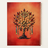 赤い宝石を持つ黄金の木 プランナー手帳 (裏面)