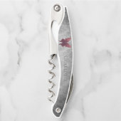 赤い宝石飾りの蝶 ソムリエナイフ (正面)