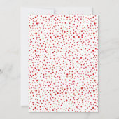 赤い実のクリスマス写真 招待状 (裏面)