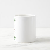 赤い実の可愛い松の枝 コーヒーマグカップ (中央)