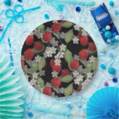 赤い実 ペーパープレート (パーティー)