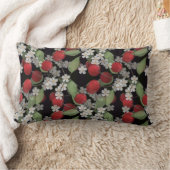 赤い実 ランバークッション (ブランケット)